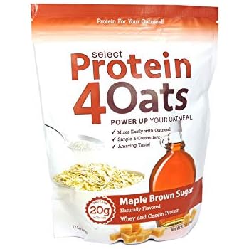protein pescience serving select whey casein blend powder cookies cream oats maple sugar brown