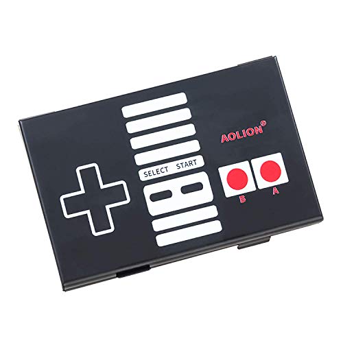 OLCLSS Game Cards Case for Nintendo Switch Suitable for Micro SD Nintendo Switch Cards Made by Thin Aluminum Game Storage Card Holder Box 10 in 1 Black