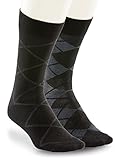 Harbor Bay Big & Tall 2-Pack Argyle Socks