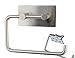 Xogolo self-Adhesive Toilet Paper roll Holder Wall Mount Adhesive Paper Towel Holder SUS304 Stainless Steel Brushed Finish Bathroom Towel Rack
