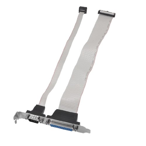 uxcell DB25 Female to IDC 26 Pin + DB 9 to IDC 10 Adapter Panel Slot Plate