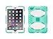 Griffin Survivor All-Terrain iPad Mini 1/2/3 Case with Stand - Impact-Resistant and Rugged Design, Mint/White