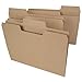 Smead Tree Free SuperTab® File Folder, Oversized 1/3-Cut Tab, Letter Size, Natural Brown, 100 per Box (10751)