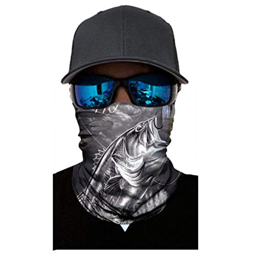 Deesee(TM) 7 StylesNeutral Outdoor Head Scarf Neck Windproof Face Mask Sun Protection Headband (A)