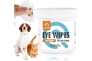 Havenfly Pet Wipes for Cats & Dogs, Grooming Wipes for Eyes, Paws, Ears, Nose, Unscented Soft Pet Tear Stain Remover Wipes 150 Pads