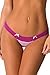 Velvet Kitten Perfectly Centered Thong #124465 (Medium, Purple)