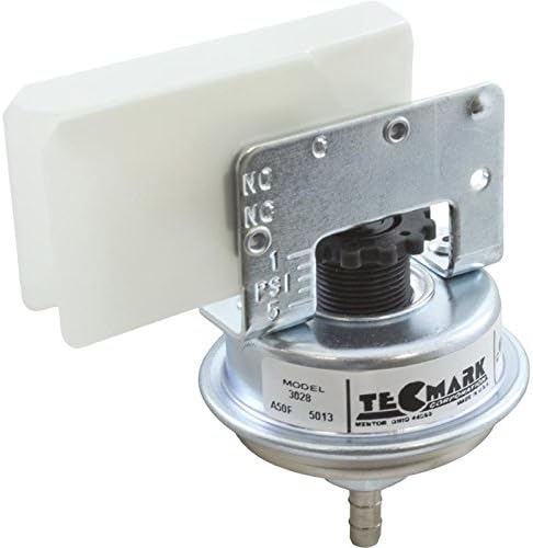 Tecmark(TDI) Pressure Switch: 25Amp Spst 1/8" Barb 1-5Psi