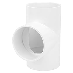 3 Way 4" PVC Tee Pipe Fittings Adapter