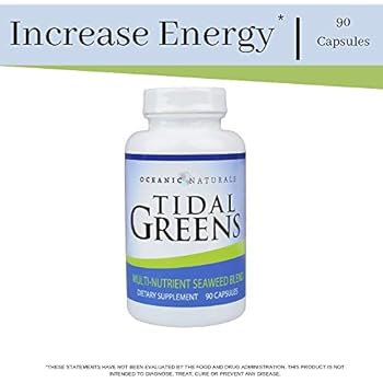 Tidal Greens Natural Seaweed Supplement Helps Thyroid Support Boost Energy Level And Strengthen Immune System All Natural Multi Nutrient Seaweed
