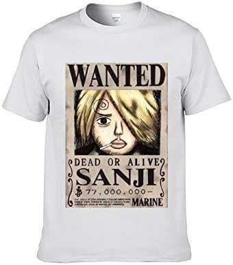 ICOSSATA T-Shirt Animation ONE Piece Wanted Monkey D. Luffy XS S M L XL XXL XXXL Adult Unisex Crew