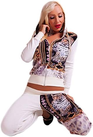 Linsery Women's Letter Print 2 Pieces Long Sleeve Sweatshirts Long Sweatpants Tracksuits