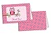 50 (Thick Card Stock) Pink Owl Foldover Thank You Cards - Baby Shower - Birthday Party - Any Occasion - A6 Size