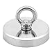 Fishing Magnets 800Lbs Pulling Force Powerful Neodymium Magnets with Countersunk Hole and Eyebolt, Great for Salvage or Magnetic Fishing