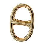ZAKIA Women's Elegant Oval Scarf Clips Ring Buckle Holder for Wedding Party