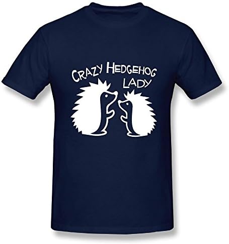 Jenny Shirt Crazy Hedgehog Lady 100% Cotton Short Sleeve T Shrit Causal T Shirts For Men's