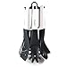 Kitchen Utensils, 6 Piece Cooking Utensil Set With Holder, Bold Modern Kitchen Utensil Set With Floating Heads