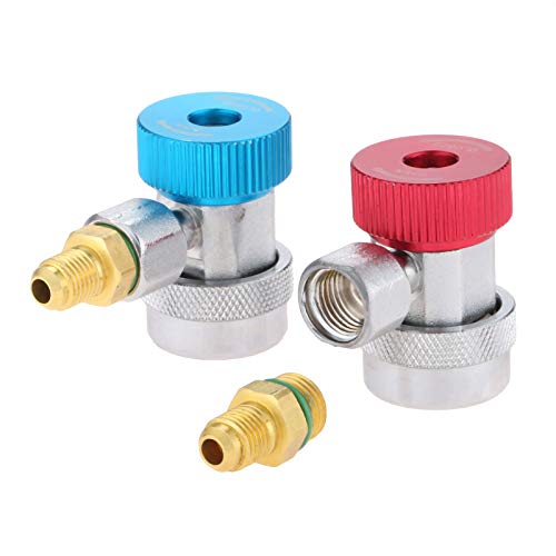 Buy Aupoko Adjustable R134A Adapter Fittings Quick Couple, with 1/4