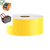 DuraLabel PRO Compatible Premium Vinyl Tape, Yellow, 2