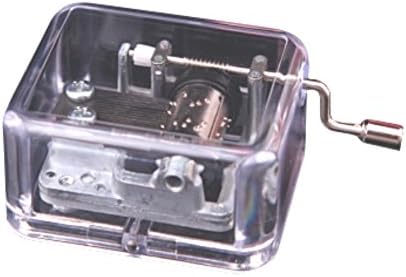 Yooan silver Hand Crank Musical Mechanism Craft for DIY Music Boxes