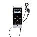 AGPTEK M20S 8GB Mini MP3 Player(Expandable Up to 64GB), Lossless Sound Touch Button Metal Music Player with FM/Voice Record,Silver (Silver M20S)