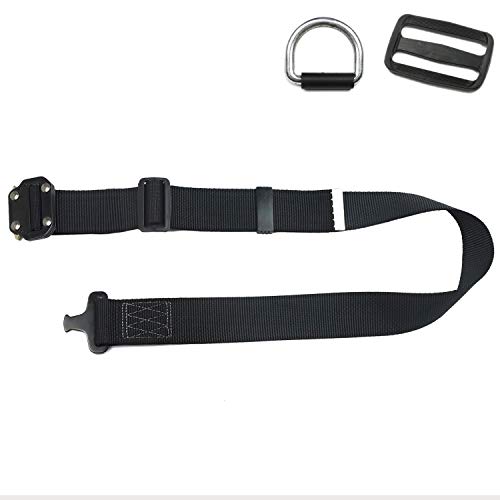 Stronler 安全帯胴ベルト 高強度ポリエステル ワンタッチ 胴ベルト型安全帯 軽量ベルト D環 D環止め 50 Mm用 日本語説明書付き 一年保証 落下防止 電気工事 高所での安全作業 ブラック Rwenzorisustainable Org