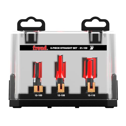 Freud 91-102: 6 Piece Straight Bit Set