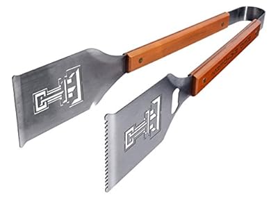 NCAA Grill-A-Tongs, Heavy Duty Stainless Steel BBQ Grill Tongs