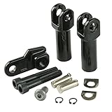 XFMT 3.3'' Passenger Foot Peg Mount Kit For Harley Softail Slim FLS FLSS 2012-2017 FLSTSB 2008-2011