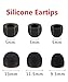 12pcs Memory Foam & Silicone Replacement Eartips Eargels Earbuds Tips Compatible with Jay Bird Run Jay Bird X4 X3 X2 Jay Bird Freedom F5 Ear Earphones, JNSA SML Ear Tip Compatible with Jay Bird