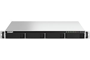 QNAP TS-464U-8G-US 4 Bay High-Speed Rackmount Dual-2.5GbE NAS Intel® Celeron® N5105/N5095 CPU, 8GB DDR4 Memory and 2.5GbE (2.