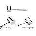 3S 201 Stainless Steel Large Heavy Duty Meat Tenderizer Mallet, Meat Tenderizer Hammer