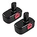 2 Packs 19.2V C3 Replacement for Craftsman 19.2 Volt Diehard Battery 130279005 11375 11376 11045 1323903 315.115410 Cordless Power Tools