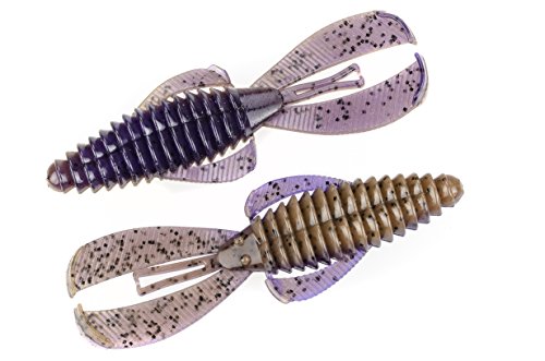 Strike King Rage Tail Bug Lure, Peanut Butter and Jelly, 4-Inch
