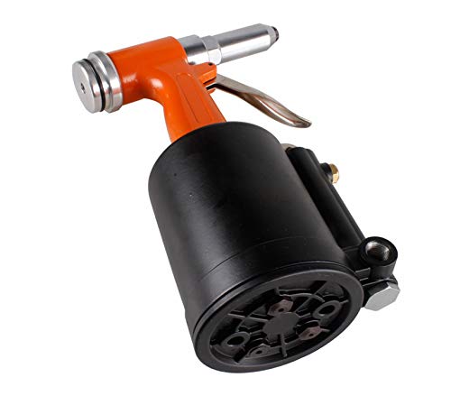 VOTOER Pneumatic Rivet Gun Hydraulic Air Riveter Tool Labor Saving Rivet Riveting Nut Nail Insert Hand Tool Set, 1/4-inch 3/16-inch 5/32-inch 1/8-inch 3/32-inch Nosepieces