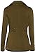 BodiLove Women's Stylish and Warm Peacoat with Sherpa Lining