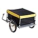 Aosom Elite Bike Cargo / Luggage Trailer - Yellow / Black