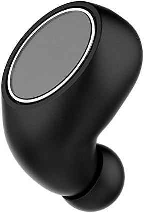Universal Bean Bluetooth Earphone Mini In Ear Headset Wireless Earbuds Sport Music Stereo Earpiece Earplug for iPhone 7 6 6s Plus 5 5S SE Samsung S3 S4 S6 S7 Note 4 5 HTC LG Blackberry (Black)