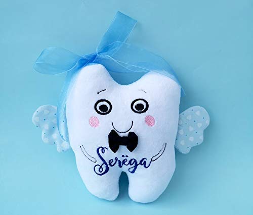 Amazon Com Tooth Fairy Pillow Boy Personalized Gift Handmade