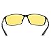 VEOAY HD Night Driving Glasses Anti Glare Polarized Night Vision Glasses Safe Driving Glasses for Men Women (yellow 4)