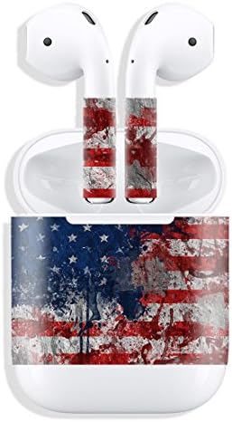 AirPod Skins Protective Sticker AirPod Cover &amp; Decal for Apple AirPod (American Flag)