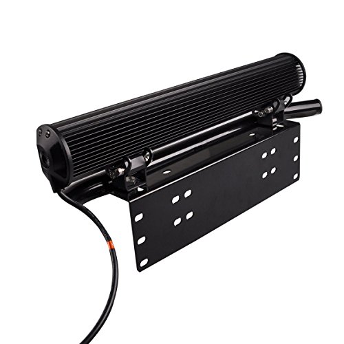 Liteway License Plate Holder and Light Bar Mount Aluminum Bull Bar
