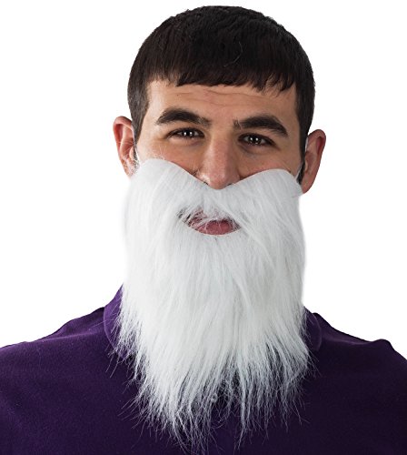 Fake white pirate beard and moustache - set for pirate …