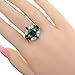 YAZILIND Elegant Silver Plated Clear Rhinestone Crystal Engagement Band Ring Wedding