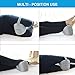 Aocome Knee Pillow for Side Sleepers - Ergonomically Designed for Back Pain, Sciatic Nerve Pain Relief, Leg Pain, Pregnancy and Joint Pain - Memory Foam Leg Pillow (Bonus Sleep Mask)