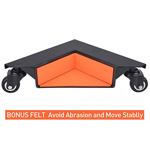 SOLEJAZZ Furniture Dolly Corner Mover Dollies 1420 lb. Load