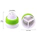 Piping Bags, MCIRCO 3 X ColorSwirl 3-Color Coupler Tricolor Couplers for Large Size Russian Piping Tips + 3 X Reusable Pastry Bags Silicone Icing Bag,Cupcake Cookies Cake Decorating Supplies(Large)