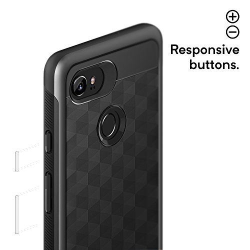 Google-Pixel-2-XL-Case-Caseology-Parallax-Series-Slim-Protective-Dual-Layer-Cover-Geometric-Design-for-Google-Pixel-2-XL-2017-Charcoal-Gray