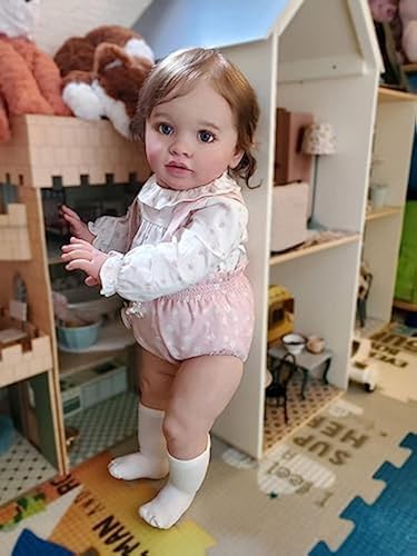 Anano Reborn Baby Dolls Girl Big Size Standing 26 Inch Reborn