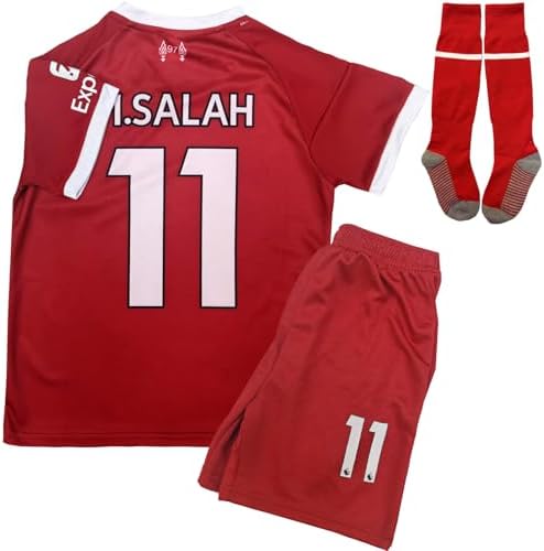 Amazon.com: Mo Salah Liv #11 Home Soccer Jersey for Men Fan