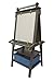 Little Partners Deluxe Learn 'N Play Toddler Easel for Kids, Two-Sided Art Center with Chalkboard, Magnetic Dry Erase Whiteboard, Paper Feed, Storage Bins, Paint Containers (Earl Grey)